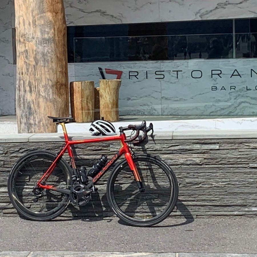 Bike vor Restaurant